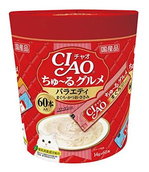 チャオ (CIAO) ちゅ～る グルメ バラエティ 14g×60本