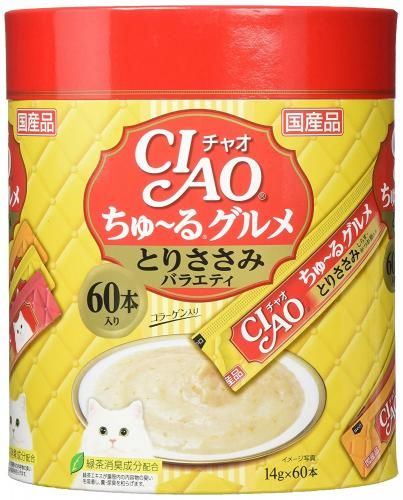 Chao (CIAO) Ju-Ru gourmet tori white meat variety 14g × 60 this