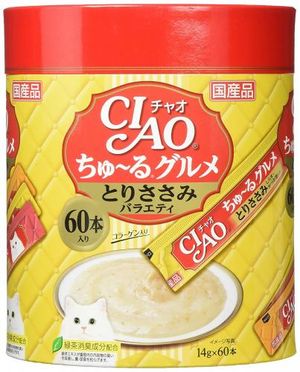 Chao (CIAO) Ju-Ru gourmet tori white meat variety 14g × 60 this
