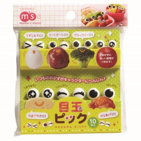 目玉ピック 10本入り キャラ弁グッズ トルネ