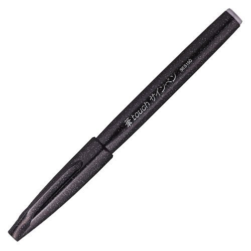 Brush touch pen black