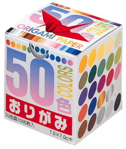 Origami for Thousand Cranes, 7cm square, 1000 pieces, Toyo