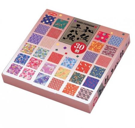 30 patterns of Japanese paper Chiyogami, 150 sheets, Showa Grim
