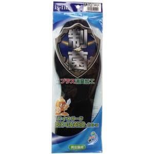 is-fit bacteriostatic bio guard insole unisex black 22-28cm Morito