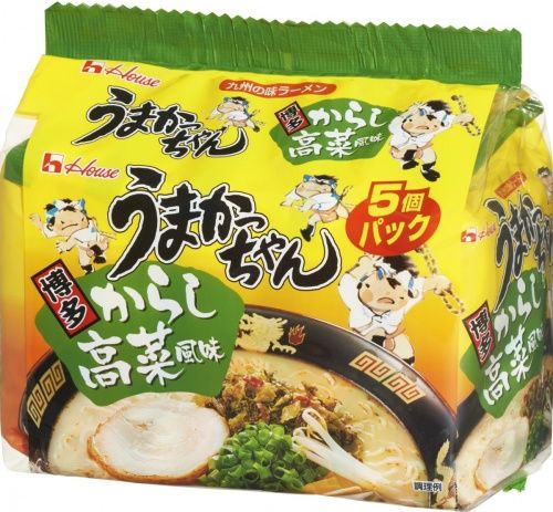 Umakacchan &lt;Hakata Mustard Takana Flavor&gt; 5 pack (93g x 5 servings)
