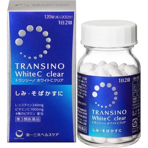 [3rd-Class OTC Drug] Transino White C Clear (120 Tablets)