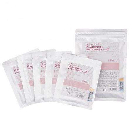 Ceruru Placenta Face Mask Plus (5 Masks)