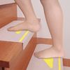 Foldable stair mat with triangular markings, beige KD-80