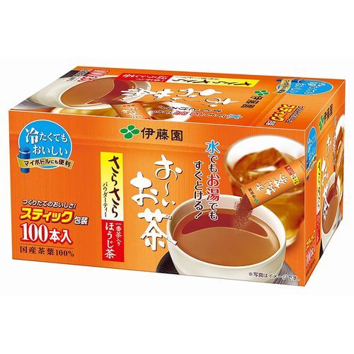 お～いお茶 さらさらほうじ茶 0.8g×100本 (スティックタイプ)