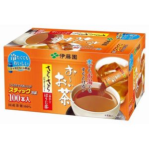 联系〜Iocha柔滑烤绿茶0.8克×100本(棒型)