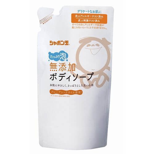 無添加ボディソープ たっぷり泡 つめかえ用 470ml