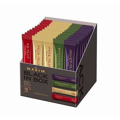 Maxim BLACK IN BOX Assortment, 50 Sticks