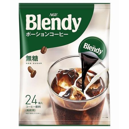 Blendy Portion Coffee Unsweetened 24 pieces
