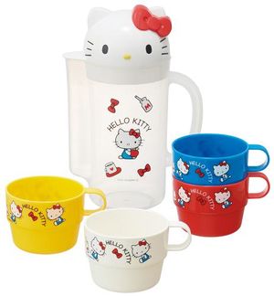 Hello Kitty 堆叠杯，4 个，带盒子，KS32SD