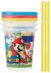 Super Mario Tumbler with Straw 3pcs SIH3ST 320ml