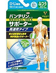 반테린 코와 서포터 통기성 강화 타입 팔꿈치용 보통 사이즈 라이트 블루 1매입