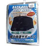 Back Rescue belt back pain belt mesh black 3L size