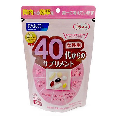 從40年代補充女性15袋輸入