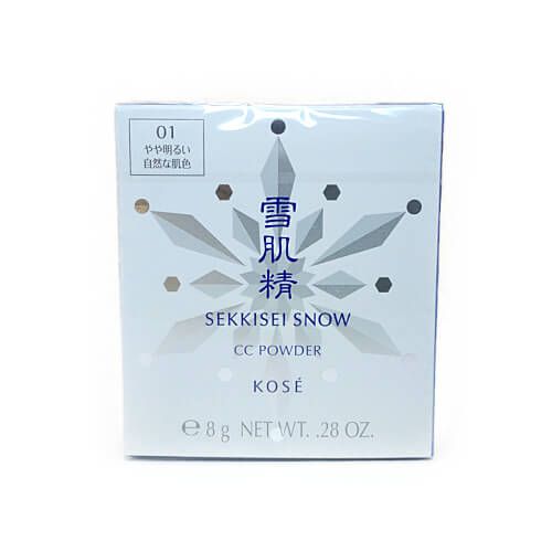 Sekkisei Snow CC powder 01 slightly bright natural skin color