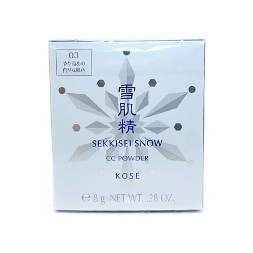 Sekkisei Snow CC powder 03 slightly darker natural skin color