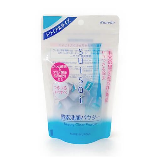 Suisai Beauty Clear Powder Wash - Trial (0.4g x 15 Capsules)