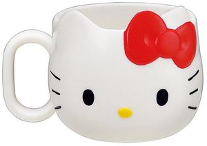 Hello Kitty N die cut mug cup 240ml KD1
