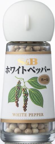 S&B食品 SPICE＆HERB白胡椒孔18克