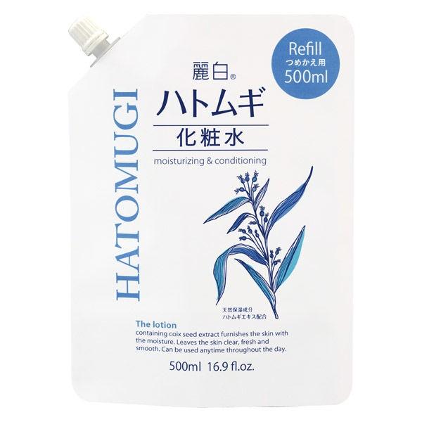 kumanoyushi 熊野油脂 麗白 薏仁化妝水 補充包 500ml
