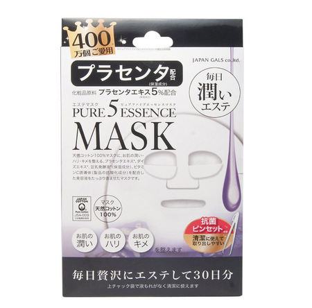 ピュアファイブエッセンスマスク プラセンタ 30枚