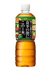 This one for the fat of the Asahi meal. Green tea 600ml × 24