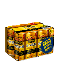 ASAHI Wonder Gold Lightly Sweetened 185g x 6