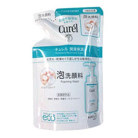 큐렐 거품 세안제 [리필용] 130ml【의약부외품】