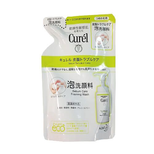 Kao Curel Sebum trouble care foam cleanser [refill] [quasi-drugs]