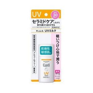 카오 큐렐 UV 밀크 SPF30 【의약부외품】