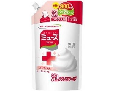 泡ミューズオリジナルジャンボ詰替 900ML