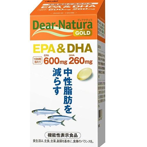 Asahi Food & Healthcare DN Gold EPA & DHA 30-Day Supply (180 Capsules)