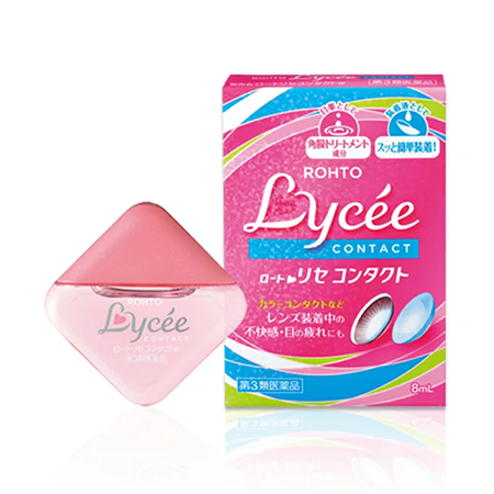 樂敦Rohto Lycee 妮睫 小花 眼藥水 8ml【第3類醫藥品】