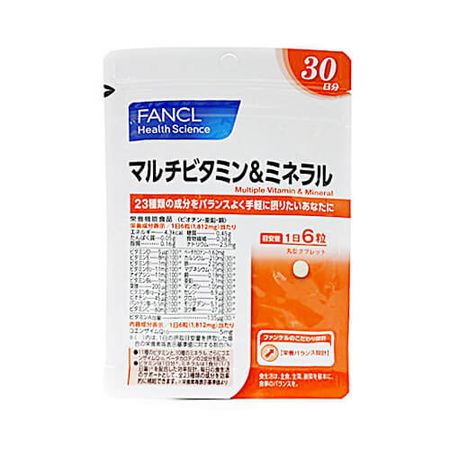 Multi-vitamin and mineral about 30 days 180 tablets
