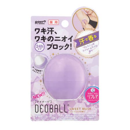 樂敦製藥 曼秀雷敦 DEOBALL 止汗扭蛋 腋下止汗防臭 15g
