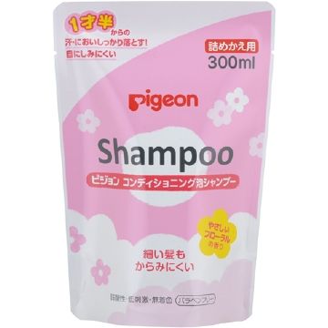 Pigeon コンディショニング泡シャンプー やさしいフローラルの香り 詰めかえ用 300mL