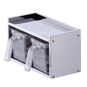 パール　ステン製調味料ラック　ストッカー２個付