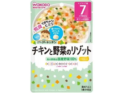 구구키친 치킨과 야채 리조또 80g