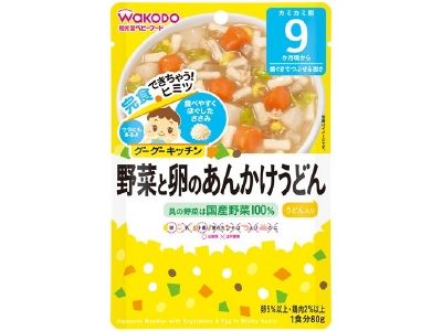 구구키친 야채와 계란 소스 우동 80g
