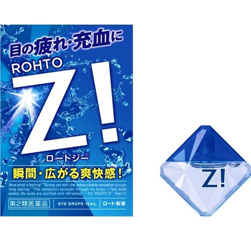 乐敦Rohto 劲Z! 眼药水 12ml【第2类医药品】