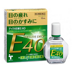 【Third-class OTC drugs】Teika Eye Drop E40 15ml