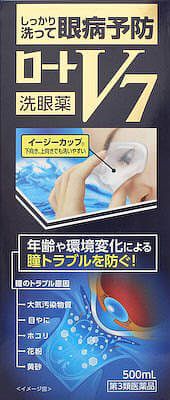 【第3類医薬品】 ロート製薬 V7洗眼薬 500ml