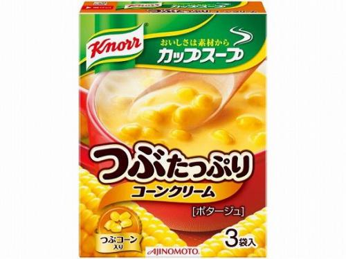AJINOMOTO 味之素Knorr 克諾爾杯湯糧食充足的玉米奶油3袋輸入