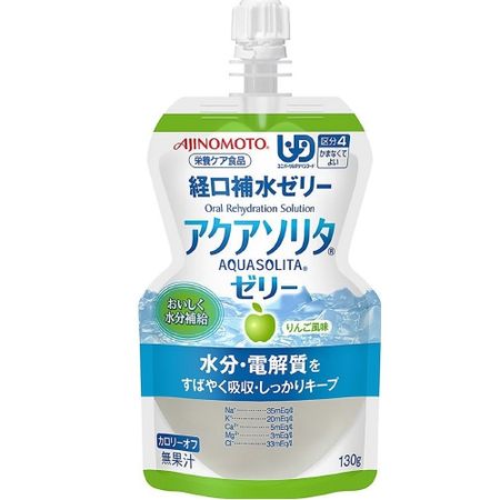 Ajinomoto Aquasolita Jelly, Apple Flavor, 130g