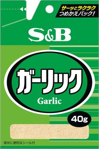 S & B garlic bag containing 40g