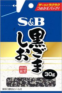 S&B 袋裝黑芝麻鹽 30g